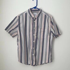 Large Striped Button Down Shirt